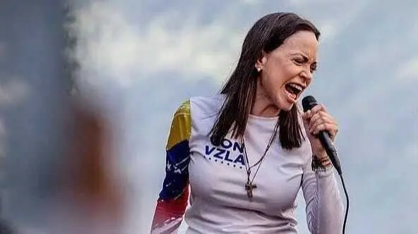 La l&iacute;der opositora Mar&iacute;a Corina Machado. MAR&Iacute;A CORINA MACHADO