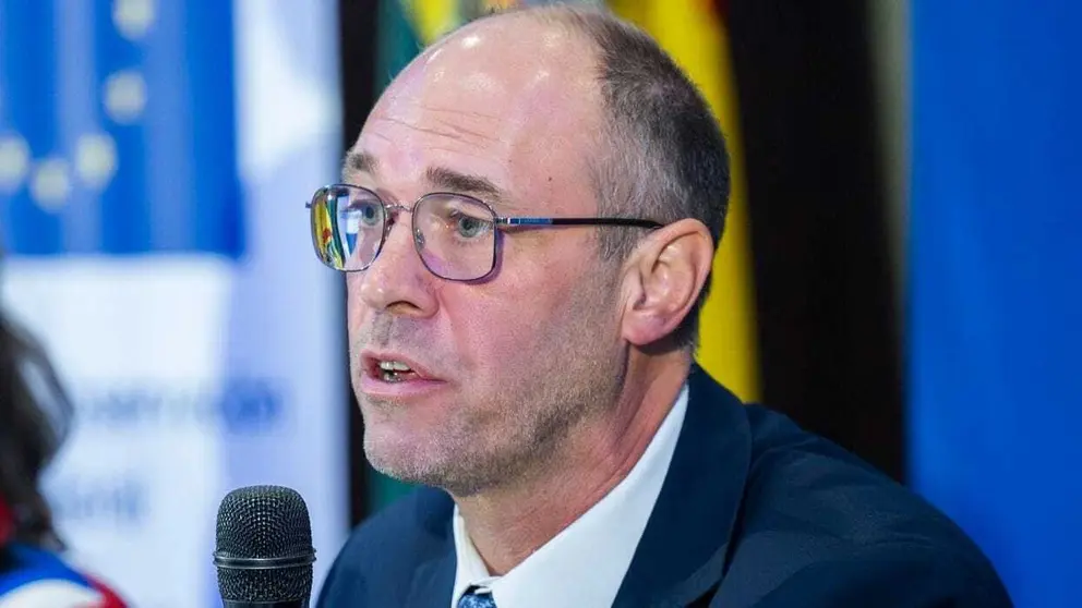 El jefe de la Misi&oacute;n de Observaci&oacute;n Electoral de la Uni&oacute;n Europea (UE), Davor Stier. ABI