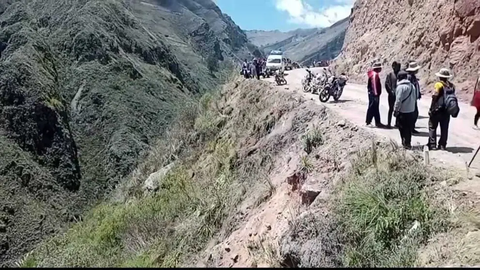 Accidente en Morochata. CAPTURA DE PANTALLA