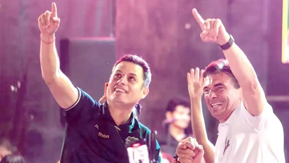 Las autoridades electas Rodrigo Paz y Edmand Lara./ EL TRAPIEZO/RADIO PANAMERICANA