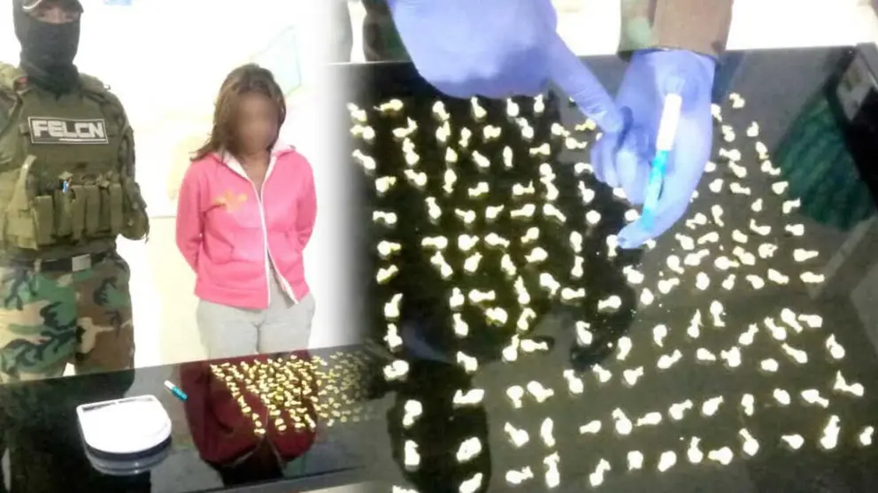 Detienen a una mujer de nacionalidad brasile&ntilde;a con envoltorios de droga. FELCN