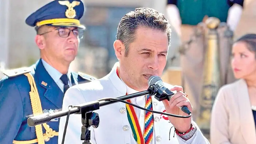 El vicepresidente Edmand Lara estuvo en Potos&iacute;./ AHORA ES PUEBLO