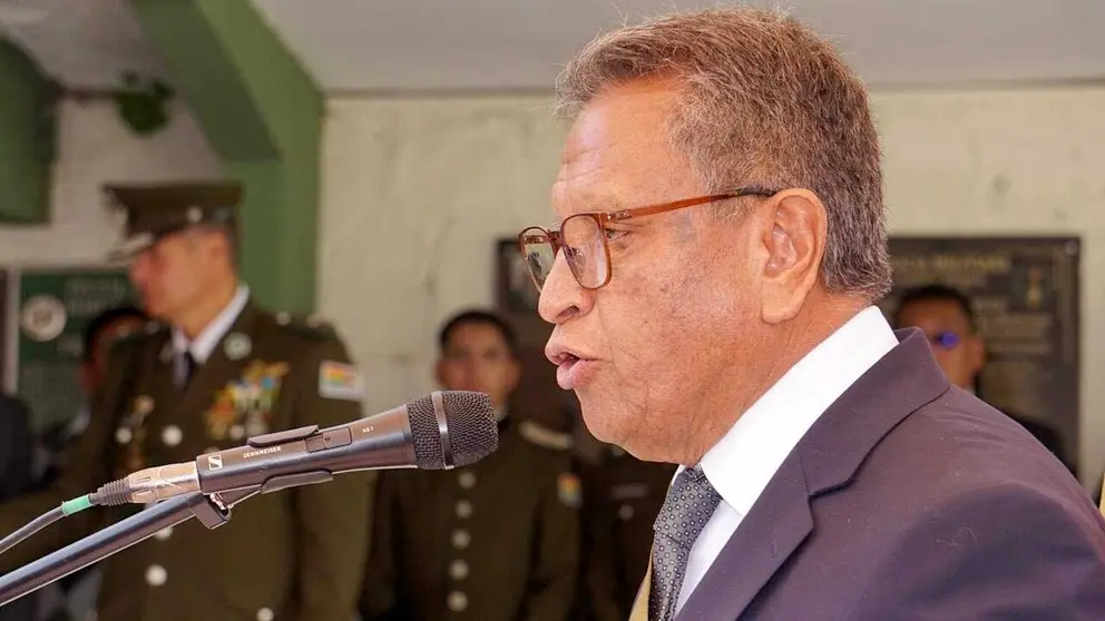 Ministro de Gobierno, Marco Antonio Oviedo./ APG