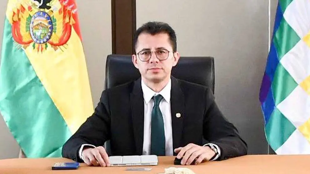 El ministro de Justicia, Freddy Vidovic./ ERBOL