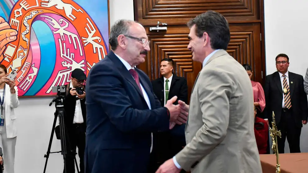 El nuevo Procurador del Estado, en su posesi&oacute;n. APG