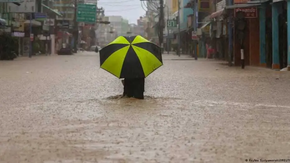 Lluvias en Asia. DW
