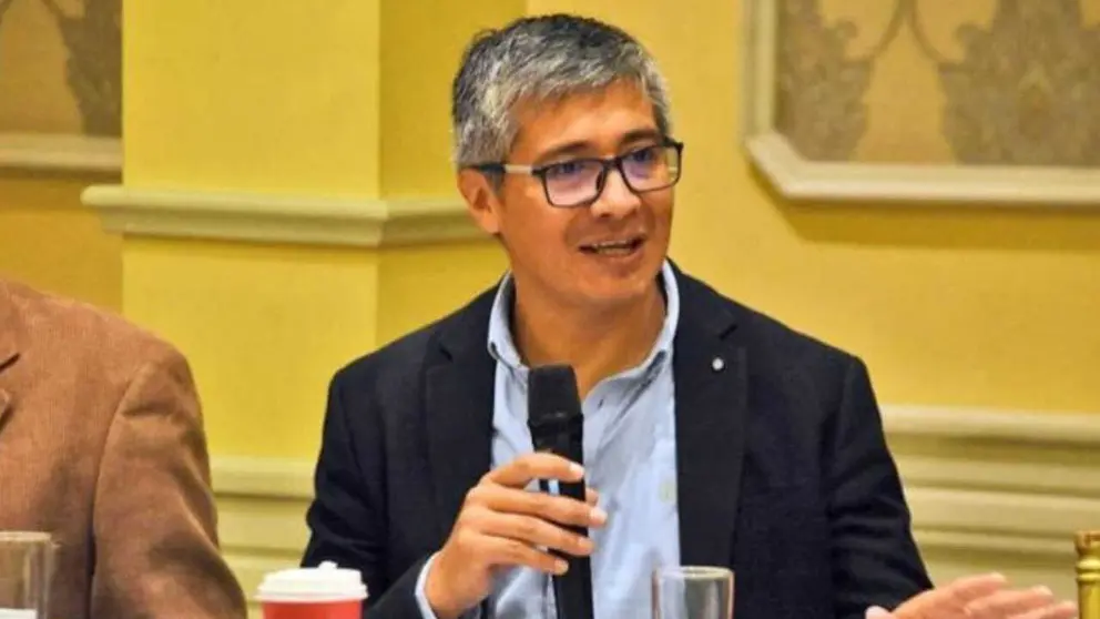 El Ministro de Econom&iacute;a, Gabriel Espinoza, en un evento pasado. ARCHIVO