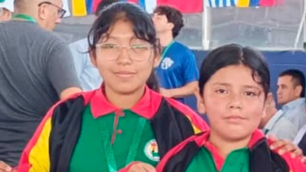 Foto de Velarde y Gallardo, tras el torneo. FBA