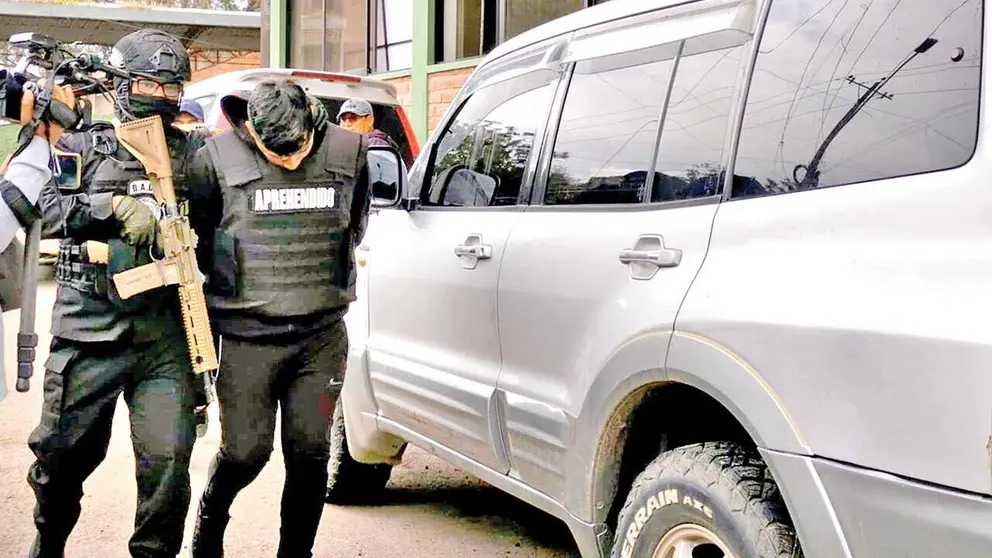 Aprehendido por robo agravado en Cochabamba./ MARIELA COSS&Iacute;O