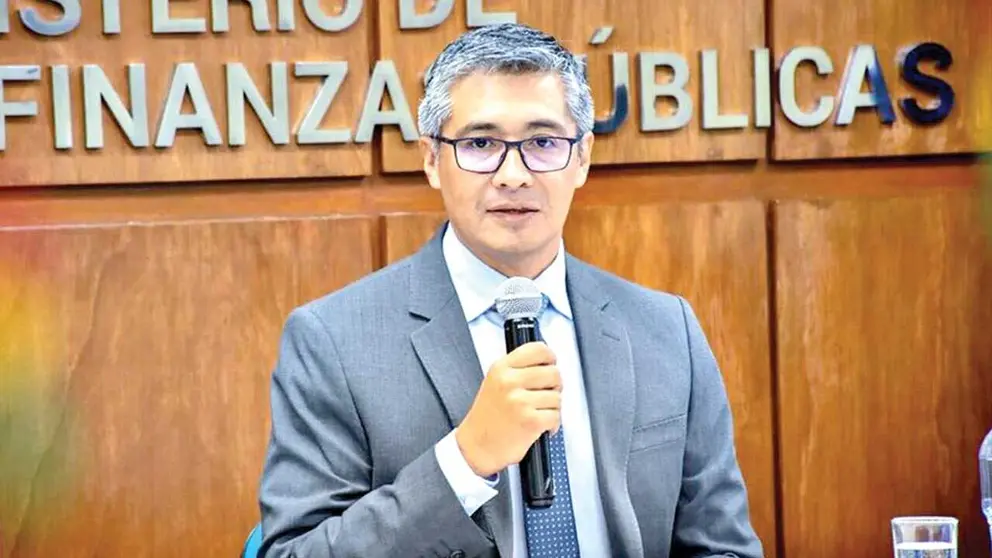 El ministro de Econom&iacute;a, Gabriel Espinoza./ ABI