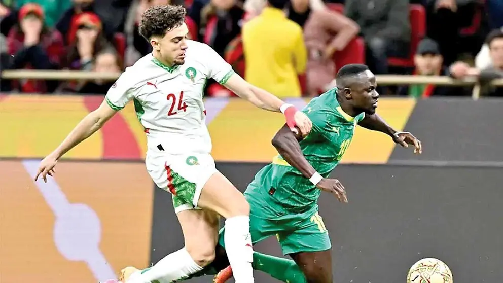 Pasajes de la final entre Senegal y Marruecos./ BLADI.NET