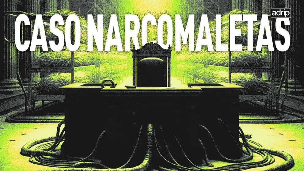 Foto referencial del caso &ldquo;Narcomaletas&rdquo;. COMPOSICI&Oacute;N ADRIANO LENAZ