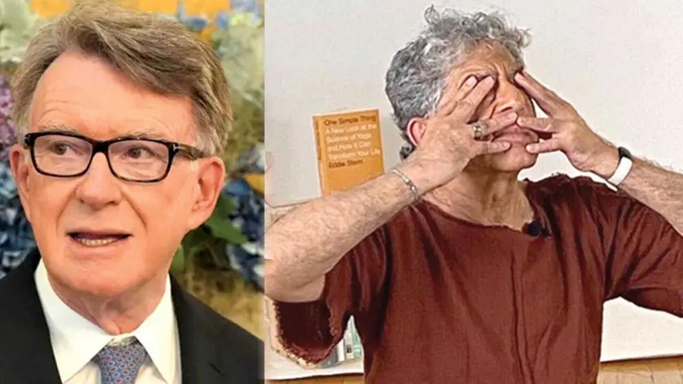 Peter Mandelson y Deepak Chopra, involucrados en el caso Epstein./ PA MEDIA-FACEBOOK DEEPAK CHOPRA