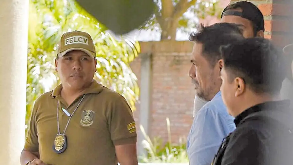 El pastor Marco Antonio Núñez a la salida de la audiencia, el 13 de febrero. / APG