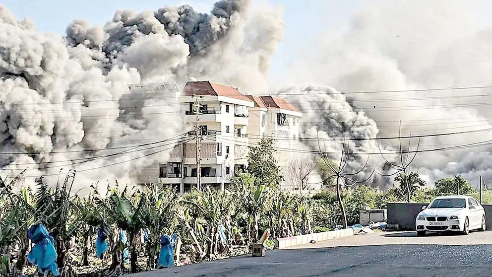 El L&iacute;bano, destruido por los bombardeos del ej&eacute;rcito de Israel./ DW