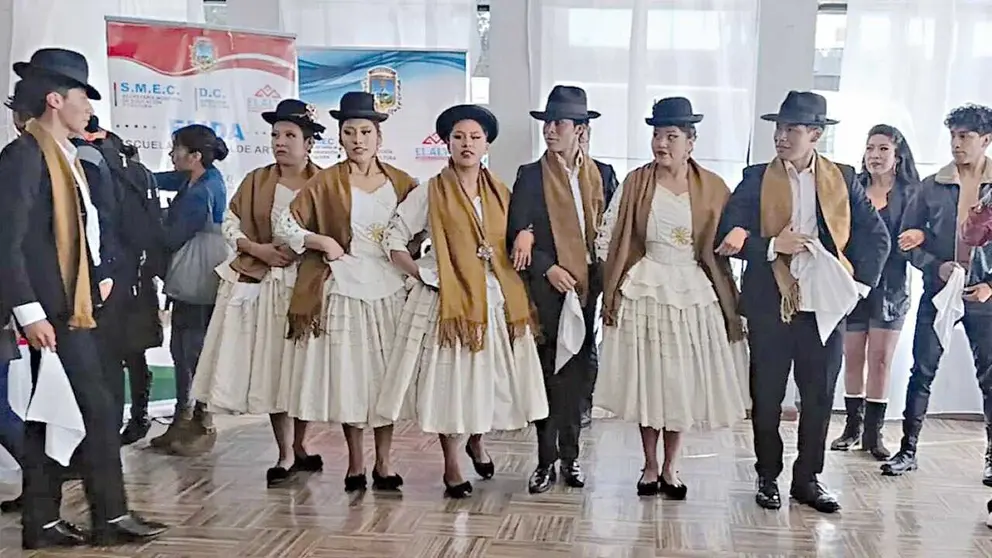 Lanzamiento de las Jornadas Culturales Plurinacionales./ LA RAZ&Oacute;N