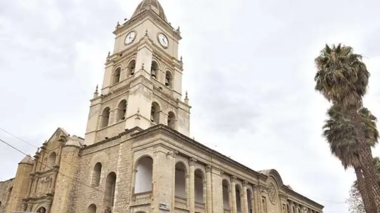 Una vista general de la catedral de Cochabamba.         ARCHIVO