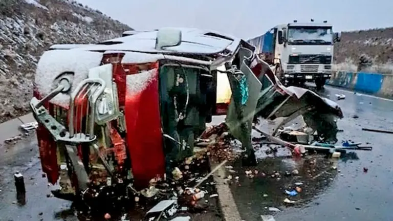 Foto ilustrativa de un accidente de tr&aacute;nsito. APG