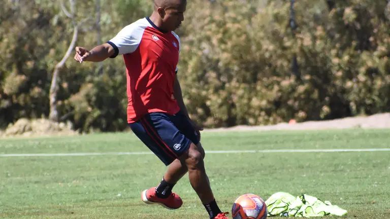El futbolista brasile&ntilde;o Serginho durante un entrenamiento. Archivo