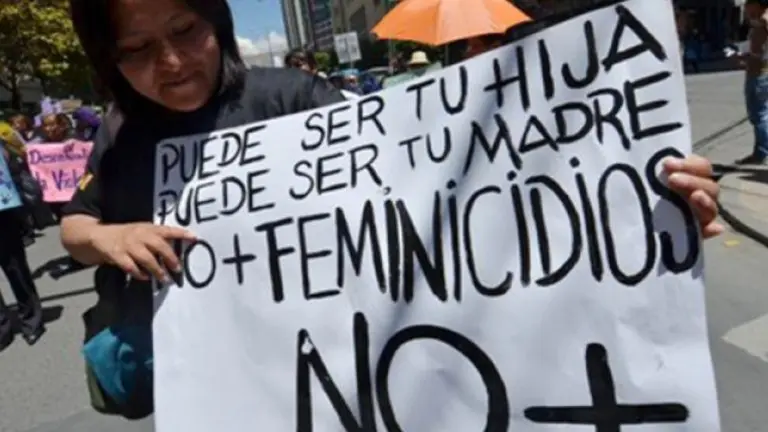 Protesta de feminicidio