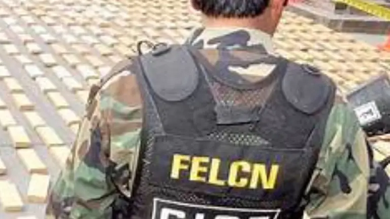 Foto referencial de un efectivo de la FELCN. / ARCHIVO