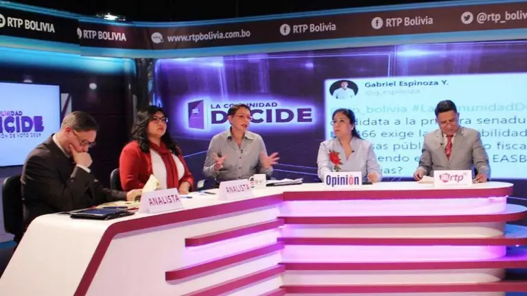 Susana Rivero en el programa La Comunidad Decide. RTP