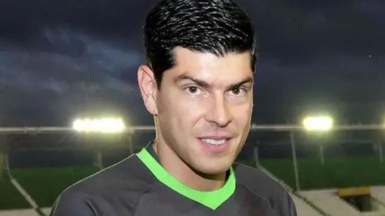 Carlos Lampe, golero de la Selecci&oacute;n Nacional. ARCHIVO
