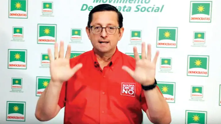 El candidato presidencial de BDN, &Oacute;scar Ortiz.