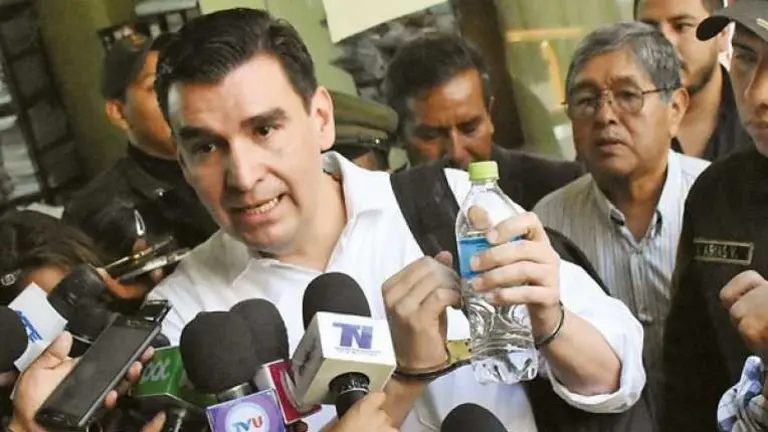El alcalde de Cochabamba, Jos&eacute; Mar&iacute;a Leyes.