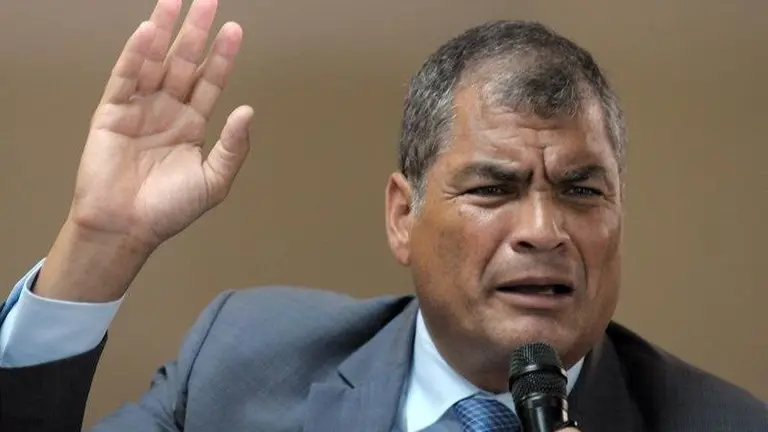 El expresidente de Ecuador Rafael Correa. ARCHIVO
