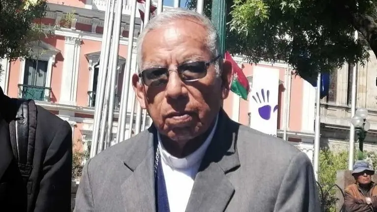 El cardenal Toribio Ticona en Cohabamba. ERBOL