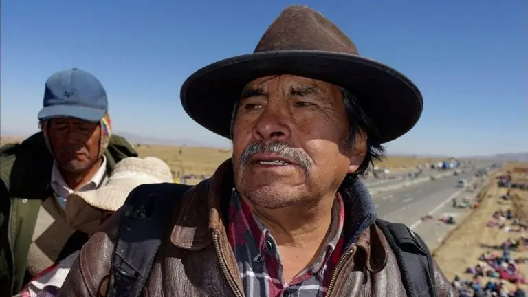El ex dirigente campesino, Felipe Quispe, el &ldquo;Mallku&rdquo;.