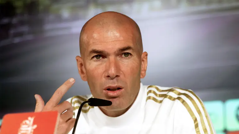 Zinedine Zidane, entrenador franc&eacute;s del Real Madrid. EFE