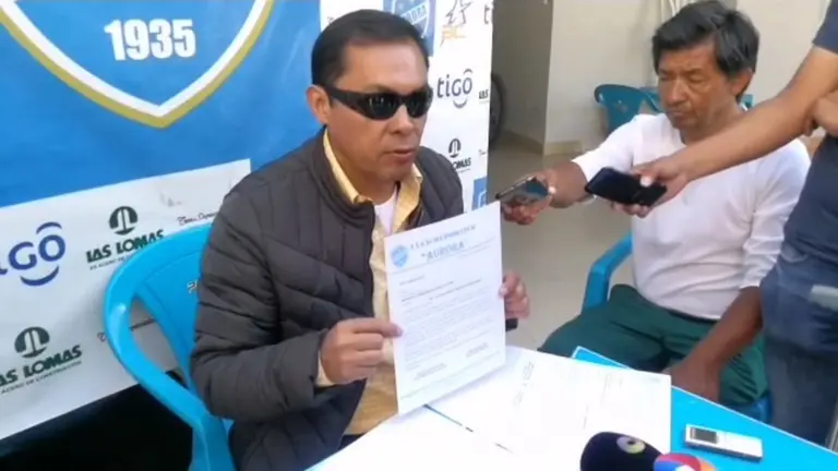 El presidente del Equipo del Pueblo, Jaime Cornejo.
