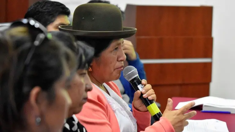 Conferencia de prensa del TSE la tarde del viernes 1 de noviembre de 2019. APG