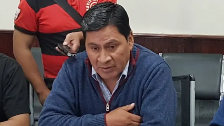 El gobernador de Potos&iacute;, Juan Carlos Cejas