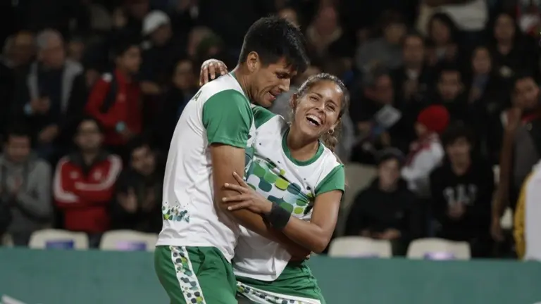 Los hermanos cruce&ntilde;os Federico y Noelia Zeballos. TENIS AL M&Aacute;XIMO
