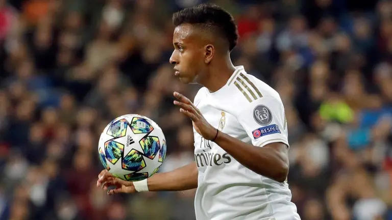 Rodrygo, del Real Madrid. EFE