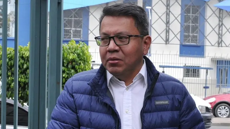 Ren&aacute;n Quiroga, vicepresidente de Wilstermann. Archivo