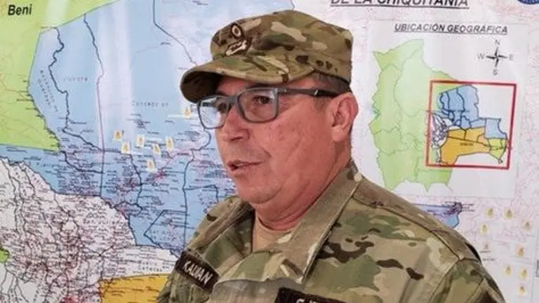 El excomandante General de las Fuerzas Armadas de Bolivia Williams Kaliman.