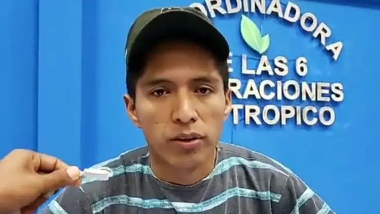Andr&oacute;nico Rodr&iacute;guez, vicepresidente de la Coordinadora de las Seis Federaciones del Tr&oacute;pico. RKC