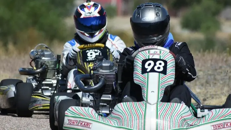 Una prueba de Karting pasada. DICO SOL&Iacute;S
