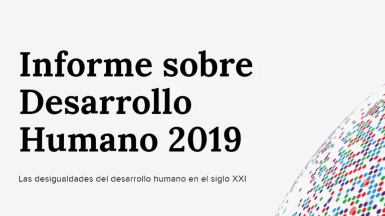 informe sobre desarrollo humano