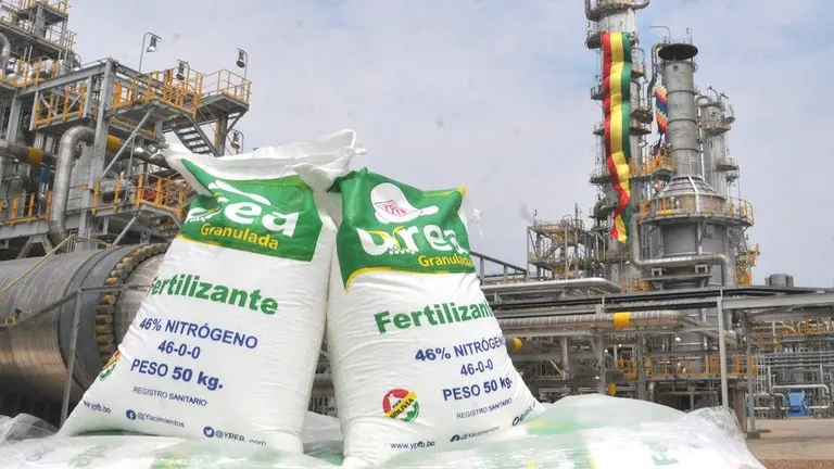 Una vista de la Planta de Urea ubicada en Bulo Bulo.  No&eacute; Portugal