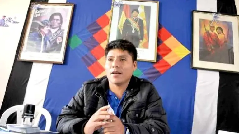 El senador por el Movimiento Al Socialismo (MAS) Leonardo Loza. ARCHIVO