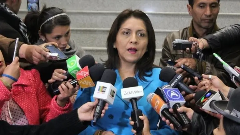 La exministra de Comunicaci&oacute;n Gisela L&oacute;pez. ABI