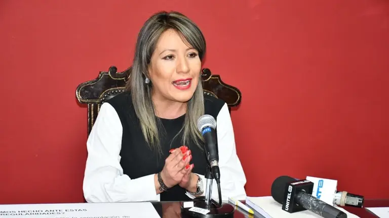La diputada de UD Claudia Ball&oacute;n. DIPUTADOS BOLIVIA