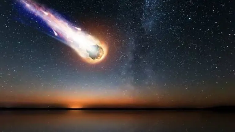 Imagen referencial de un meteorito. SDPNOTICIAS