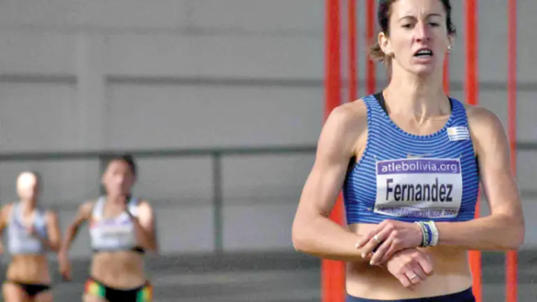 La uruguaya Mar&iacute;a Fern&aacute;ndez venci&oacute; en los 1.500 lisos. NO&Eacute; PORTUGAL