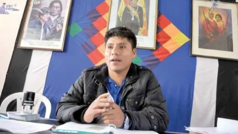 El senador por el Movimiento Al Socialismo (MAS) Leonardo Loza. ARCHIVO